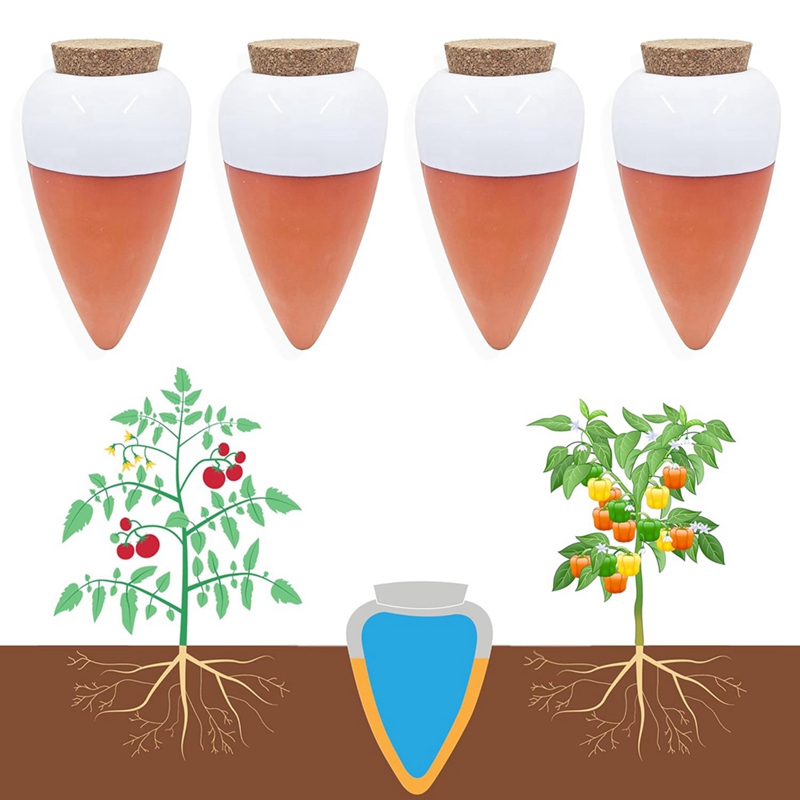 식물 급수 공, 테라코타 급수 스파이크, 느린 방출 급 - Self Watering Insert 리뷰 및 가격